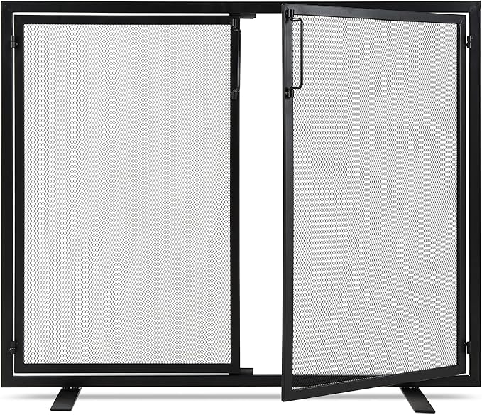 Best Choice Products 38.5x31in 2 Door Fireplace Screen 1