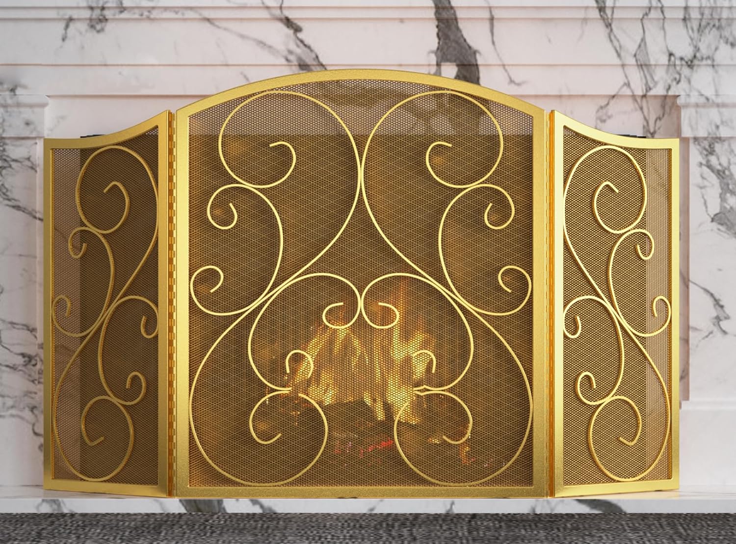 the Best Gold Fireplace Screens 2024: Style Meets Safety Review
