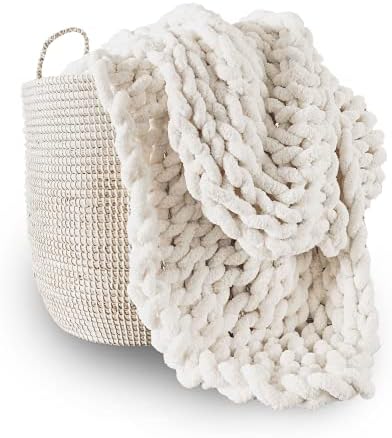 Adyrescia Chunky Knit Blanket Throw 1