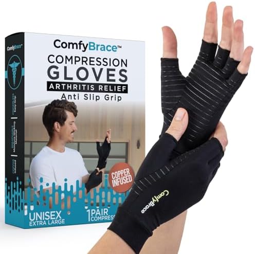 ComfyBrace Copper Infused Compression Arthritis Gloves