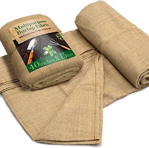 Gardening Burlap Roll Multipurpose Natural Burlap Fabric