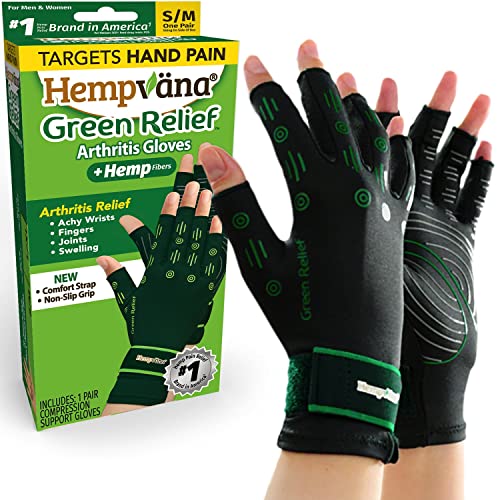 Hempvana Green Relief Arthritis Gloves