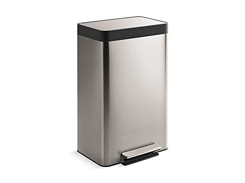 Kohler 13 Gallon Stainless Steel Step Trash Can