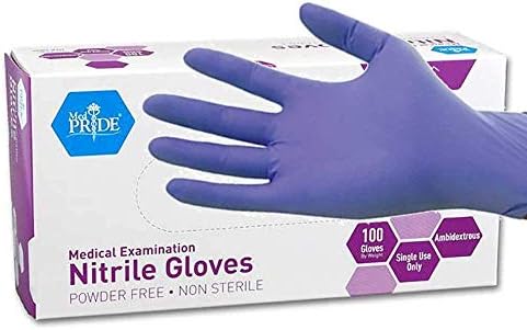 MedPride Powder Free Nitrile Exam Gloves 1