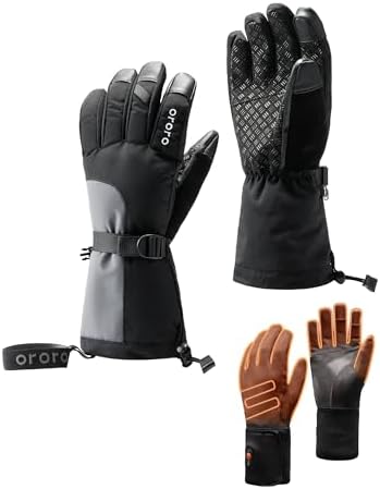 ORORO Heated Gloves for Men and Women 3 in 1 Warm Gloves 1