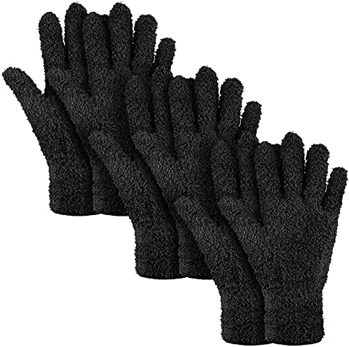 Patelai 3 Pairs Microfiber Dusting Gloves 1