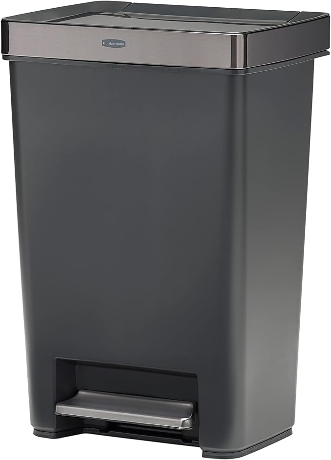 Rubbermaid Premier Series IV 13 Gallon Step On Trash Can