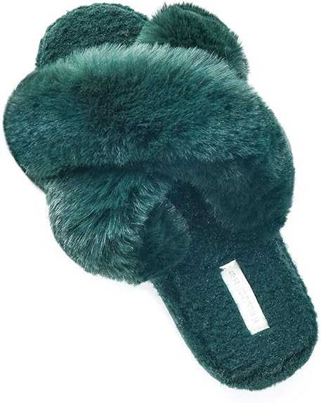 HALLUCI Womens Fleece House Slippers 1