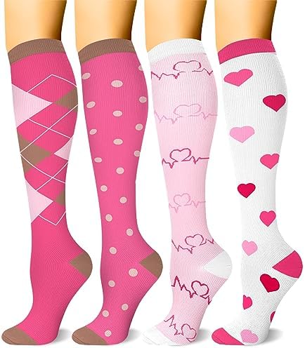 HLTPRO 4 Pairs Compression Socks 1