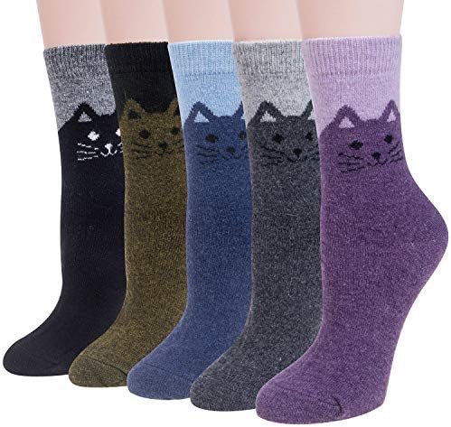 Justay 5 Pairs Womens Wool Socks 1