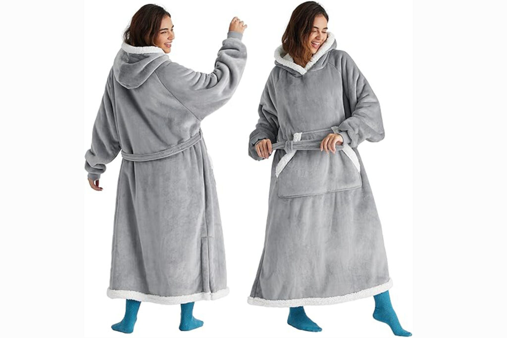 Bedsure Wearable Blanket Hoodie Women