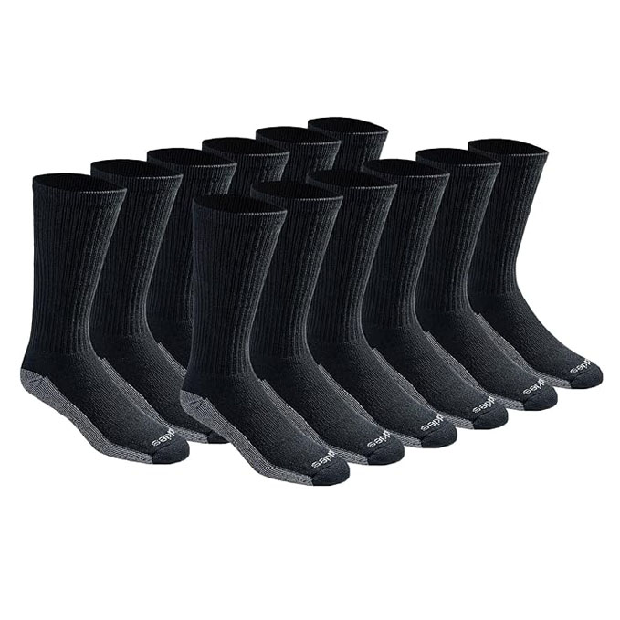 Mens Dri Tech Moisture Control Crew Socks