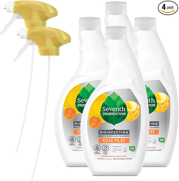 Seventh Generation Lemongrass Disinfecting Multi Surface Cleaner