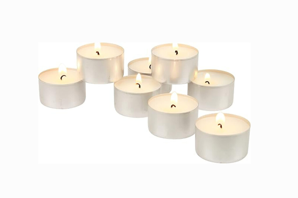 Smokeless Long Tea Light Candles