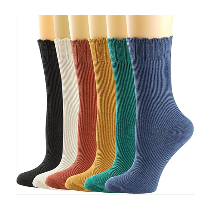 Womens Crew Socks 1