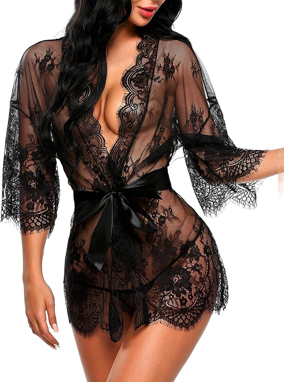 Womens Sexy Babydoll Lingerie Nightgown